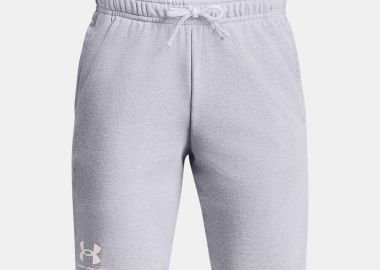 BOYS' UNDER ARMOUR RIVAL TERRY SHORTS ΓΚΡΙ - UNDER ARMOUR - 