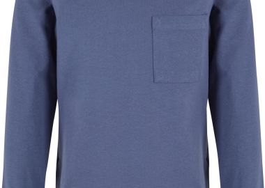 Boys Heavy Oversized Pocket Longsleeve Urban Classics UCK4723-02428 Vintageblue - Urban Classics - 