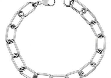 Βραχιόλι Αλυσίδα Από Ανοξείδωτο Ατσάλι TA29485 15cm - AMOR AMOR - 