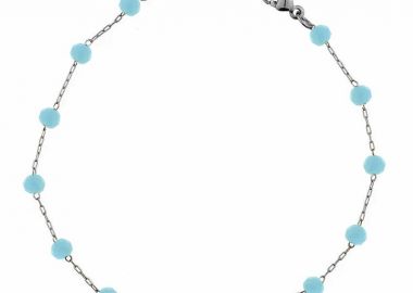 Βραχιόλι Αλυσίδα Ροζάριο Από Ανοξείδωτο Ατσάλι TA22517 21cm - AMOR AMOR - 