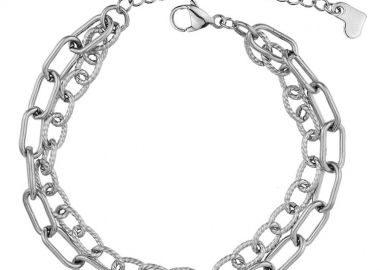 Βραχιόλι Από Ανοξείδωτο Ατσάλι AA29531 - AMOR AMOR - 