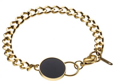 Βραχιόλι Από Ανοξείδωτο Ατσάλι Επιχρυσωμένο AS20926 - AMOR AMOR - 