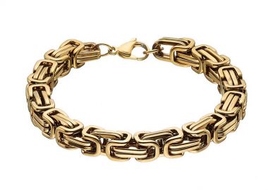 Βραχιόλι Από Ανοξείδωτο Ατσάλι Επιχρυσωμένο AS28335 - AMOR AMOR - 