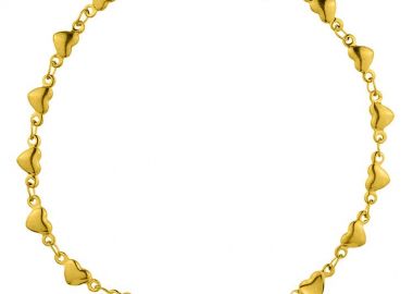 Βραχιόλι Από Ανοξείδωτο Ατσάλι Επιχρυσωμένο TA28925 21cm - AMOR AMOR - 