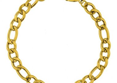 Βραχιόλι Από Ανοξείδωτο Ατσάλι Επιχρυσωμένο TA28943 21cm - AMOR AMOR - 