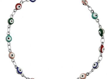 Βραχιόλι Από Ανοξείδωτο Ατσάλι Με Ματάκι TA28954 15cm - AMOR AMOR - 