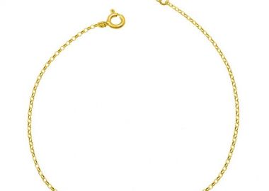 Βραχιόλι Από Ασήμι 925 Επιχρυσωμένο Με Ματάκι Και Σταυρό EX26667 - AMOR AMOR - 