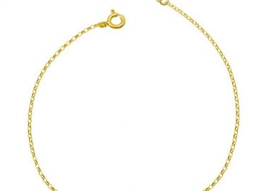 Βραχιόλι Από Ασήμι 925 Επιχρυσωμένο Με Ματάκι Και Σταυρό EX26670 - AMOR AMOR - 