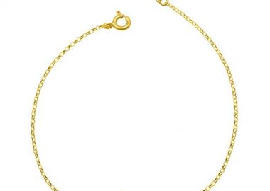 Βραχιόλι Από Ασήμι 925 Επιχρυσωμένο Με Ματάκι Και Σταυρό EX26673 - AMOR AMOR - 