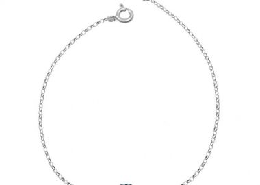 Βραχιόλι Από Ασήμι 925 Επιπλατινωμένο Με Ματάκι EX26681 - AMOR AMOR - 