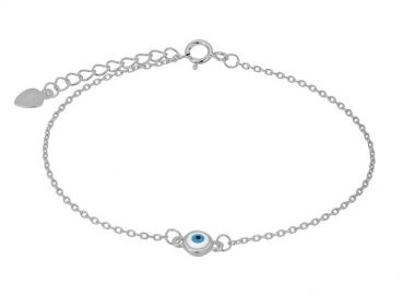 Βραχιόλι Από Ασήμι 925 Με Ματάκι PS25781 - AMOR AMOR - 