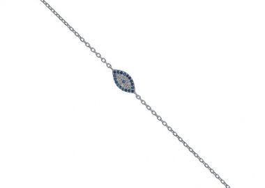 Βραχιόλι Από Ασήμι 925 Με Ματάκι PS25830 - AMOR AMOR - 