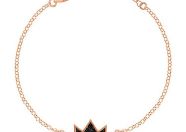 Βραχιόλι Από Ασήμι 925 Ροζ Επιχρυσωμένο Με Ματάκι EX26686 - AMOR AMOR - 