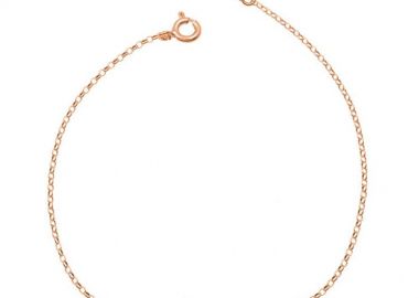 Βραχιόλι Από Ασήμι 925 Ροζ Επιχρυσωμένο Με Ματάκι Και Σταυρό EX26662 - AMOR AMOR - 