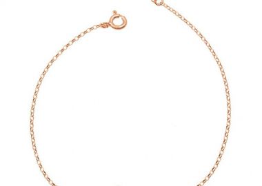 Βραχιόλι Από Ασήμι 925 Ροζ Επιχρυσωμένο Με Ματάκι Και Σταυρό EX26674 - AMOR AMOR - 