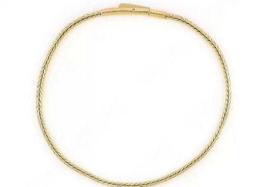 Βραχιόλι Από Ατσάλι Επιχρυσωμένο 24Κ TU25965 19 - AMOR AMOR - 