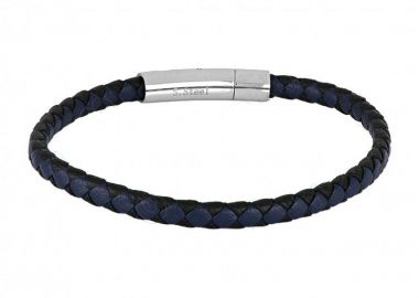 Βραχιόλι Από Δέρμα Και Ατσάλι TU29855 - AMOR AMOR - 