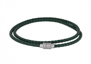 Βραχιόλι Από Δέρμα Και Ατσάλι TU29865 - AMOR AMOR - 