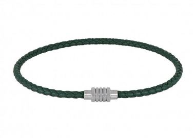 Βραχιόλι Από Δέρμα Και Ατσάλι TU29891 - AMOR AMOR - 