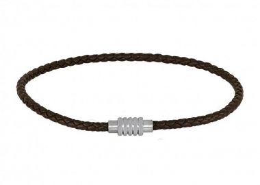 Βραχιόλι Από Δέρμα Και Ατσάλι TU29897 - AMOR AMOR - 