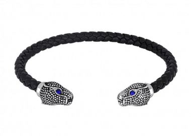 Βραχιόλι Από Δέρμα Και Ατσάλι TU29903 - AMOR AMOR - 