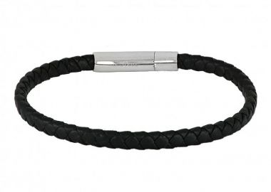 Βραχιόλι Από Δέρμα Και Ατσάλι TU29906 - AMOR AMOR - 