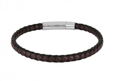 Βραχιόλι Από Δέρμα Και Ατσάλι TU29910 - AMOR AMOR - 