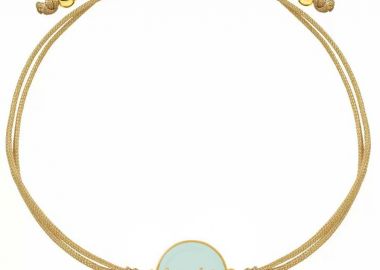 Βραχιόλι Από Κορδόνι Και Ορείχαλκο Επιχρυσωμένο 24Κ Mom AA25339 - AMOR AMOR - 