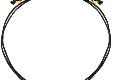 Βραχιόλι Από Κορδόνι Και Ορείχαλκο Επιχρυσωμένο mama AA28462 - AMOR AMOR - 