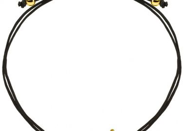 Βραχιόλι Από Κορδόνι Και Ορείχαλκο Επιχρυσωμένο μαμα AA28466 - AMOR AMOR - 