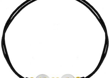 Βραχιόλι Από Κορδόνι Και Ορείχαλκο Επιχρυσωμένο Με Μονογράμματα Και Καρδιά AA29099 - AMOR AMOR - 