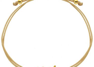 Βραχιόλι Από Κορδόνι Και Ορείχαλκο Επιχρυσωμένο νονά AA28473 - AMOR AMOR - 