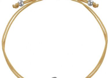 Βραχιόλι Από Κορδόνι Και Ορείχαλκο Με Κύμα AA28543 - AMOR AMOR - 