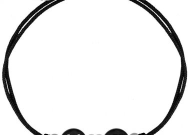 Βραχιόλι Από Κορδόνι Και Ορείχαλκο Με Μονογράμματα Και Καρδιά AA29101 - AMOR AMOR - 