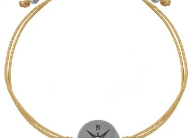 Βραχιόλι Από Κορδόνι Και Ορείχαλκο Με Πυξίδα AA28545 - AMOR AMOR - 