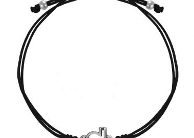 Βραχιόλι Από Κορδόνι Και Ορείχαλκο Με Το Ζώδιο Του Ζυγού AA28601 - AMOR AMOR - 