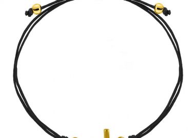 Βραχιόλι Από Κορδόνι Και Ορείχαλκο Σταυρό AA28550 - AMOR AMOR - 