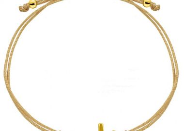 Βραχιόλι Από Κορδόνι Και Ορείχαλκο Σταυρό AA28551 - AMOR AMOR - 