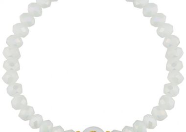 Βραχιόλι Από Λάστιχο Και Κρύσταλλα Με Μονόγραμμα AA29106 - AMOR AMOR - 