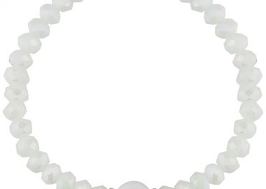 Βραχιόλι Από Λάστιχο Και Κρύσταλλα Με Μονόγραμμα AA29112 - AMOR AMOR - 