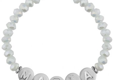 Βραχιόλι Από Λάστιχο Και Κρύσταλλα Με Όνομα AA29092 - AMOR AMOR - 