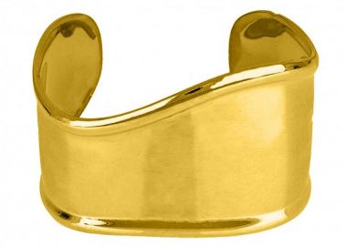 Βραχιόλι Βέργα Από Ατσάλι Επιχρυσωμένο TU29760 - AMOR AMOR - 