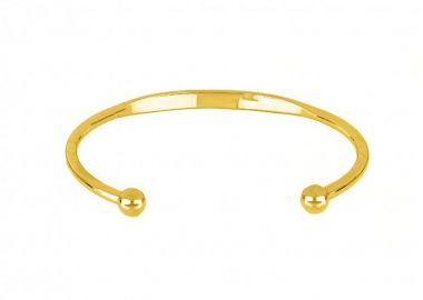 Βραχιόλι Βέργα Από Ατσάλι Επιχρυσωμένο TU29776 - AMOR AMOR - 