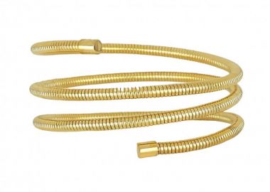 Βραχιόλι Βέργα Από Ατσάλι Επιχρυσωμένο TU29794 - AMOR AMOR - 