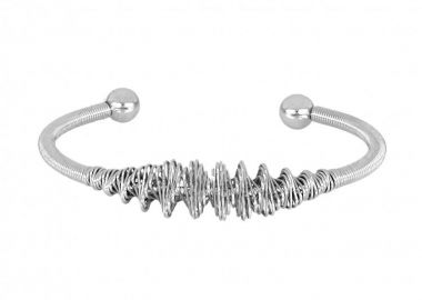 Βραχιόλι Βέργα Από Ατσάλι TU29791 - AMOR AMOR - 