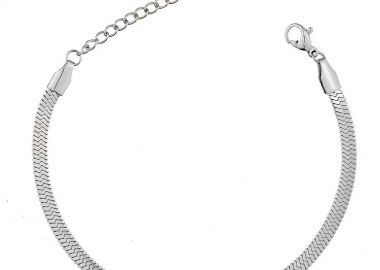 Βραχιόλι Χεριού Φίδι 3 mm Από Ανοξείδωτο Ατσάλι MI22502 - AMOR AMOR - 