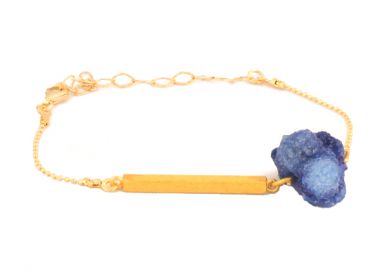 Βραχιόλι με ημιπολύτιμους λίθους -  - 