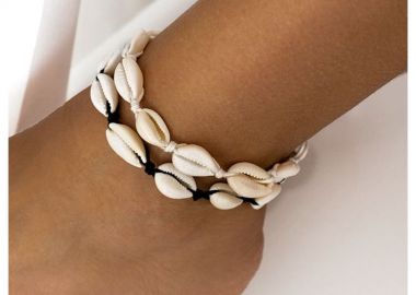 ΒΡΑΧΙΟΛΙ ΠΟΔΙΟΥ ΜΕ ΚΟΧΥΛΙΑ - SEASHELL ANKLET - fashionroom - 