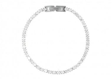 Βραχιόλι Ριβιέρα 3mm Από Ατσάλι TU29810 - AMOR AMOR - 