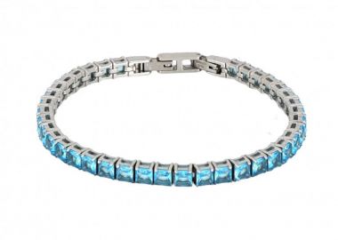 Βραχιόλι Ριβιέρα 4mm Από Ατσάλι TU29814 - AMOR AMOR - 